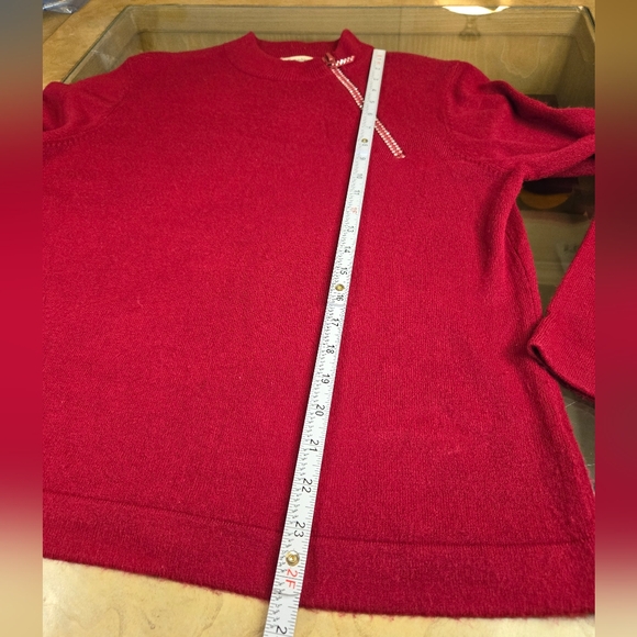 Hampshire Studio Luxelon Zip Neck Adorned Sweater - Picture 6 of 7